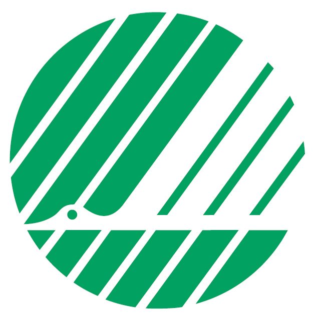 Logoen til Svanemerket i grønt og kvitt. Illustrasjon.