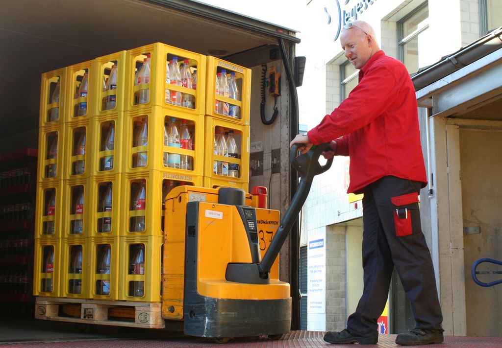 Lastelemmen må hvile på rampen.