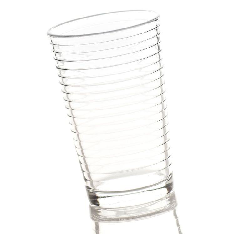 Tomt drikkeglass. Foto.