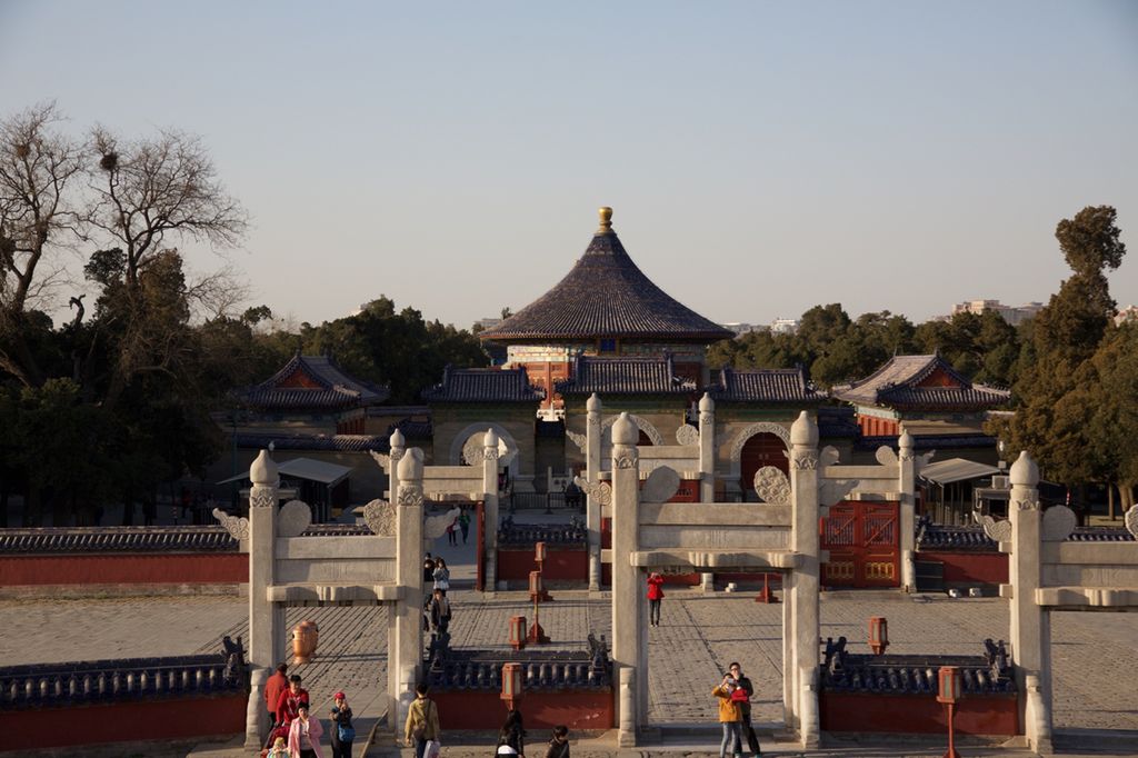 Himmelens tempel i Beijing. Foto.