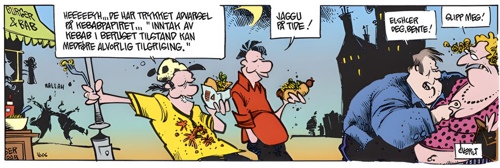 Tegneserien Pondus. Faksimile