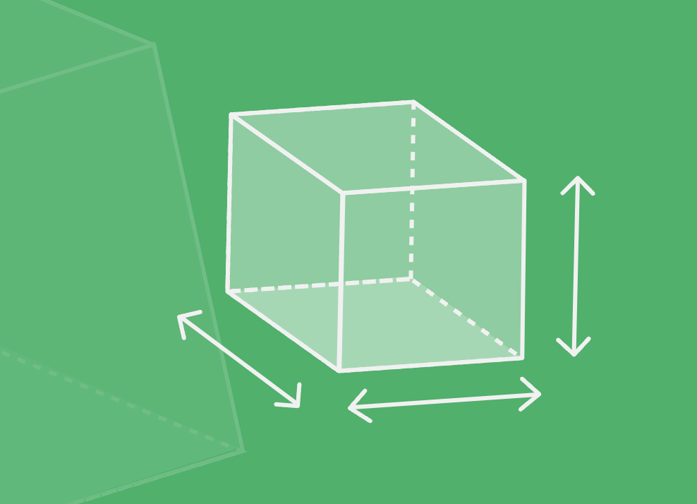 3D-boks. Illustrasjon.