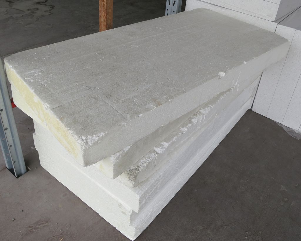 Isolasjonsplater. Foto.