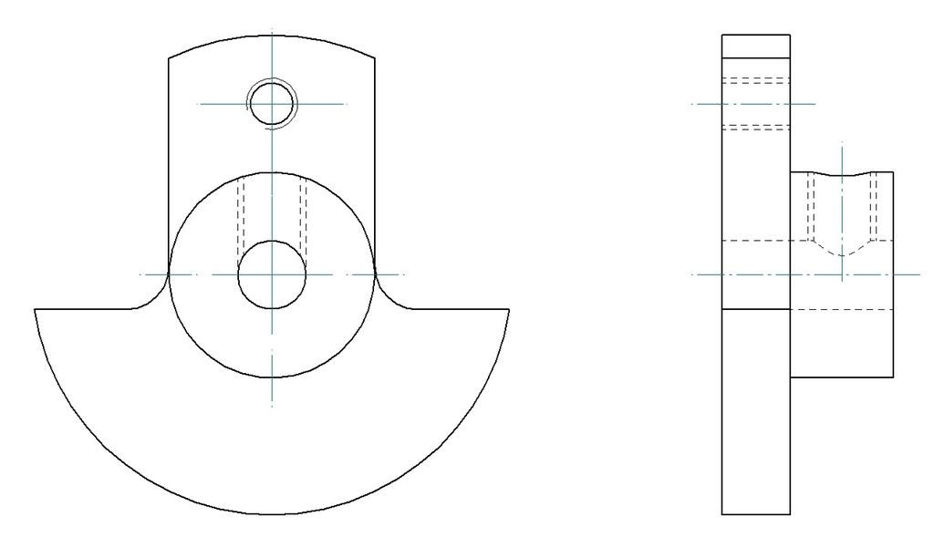 Bilde. Tegning av innvendig gjenge.