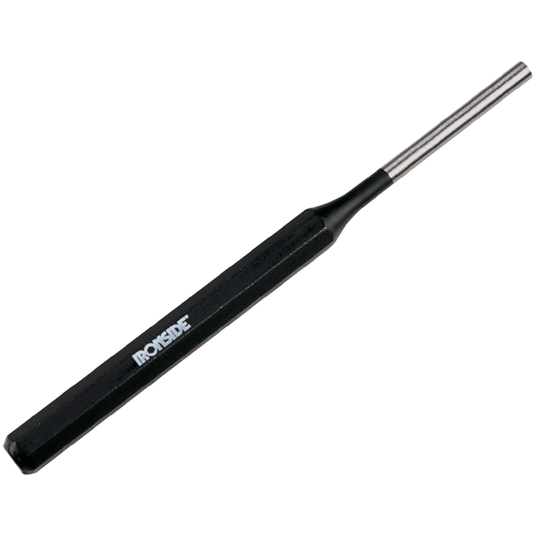 En svart dor med teksten Ironside på siden. Foto.