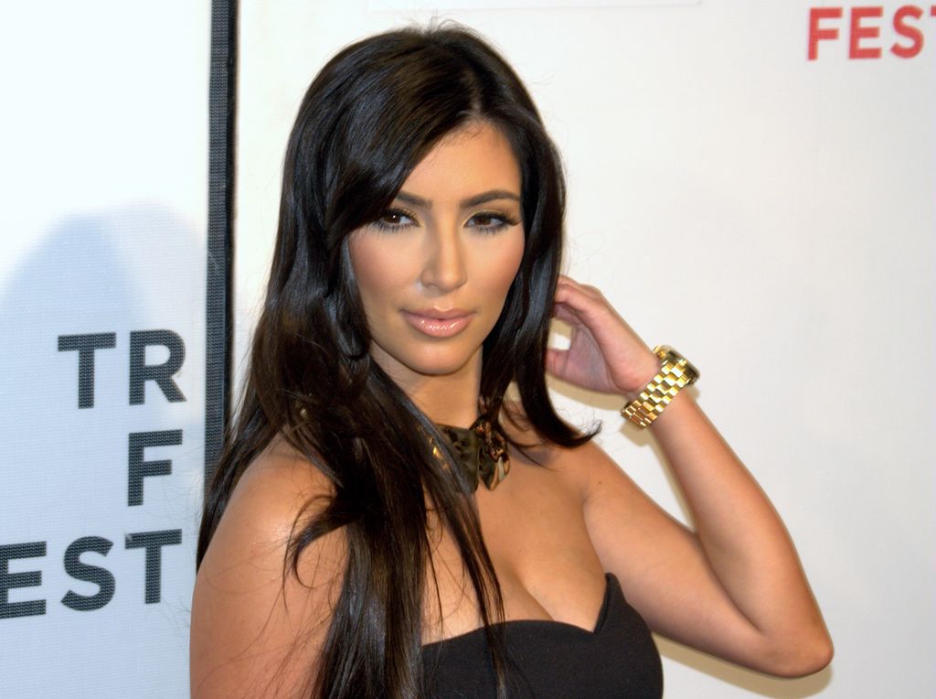 Portrett av Kim Kardashian. Foto.