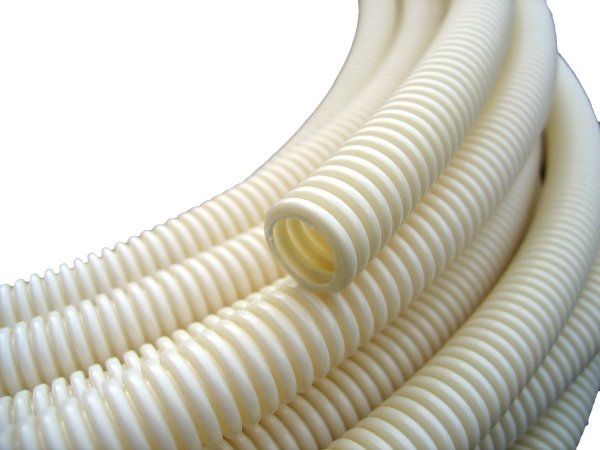 Korrugert rør. Foto.