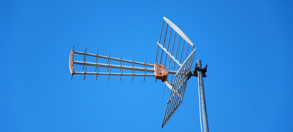 UHF-antenne. Foto.