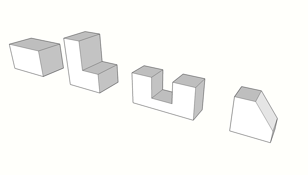 tegning av klosseri perspektiv. Tegning.