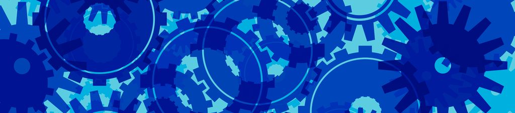 Cogs working together. Illustration.