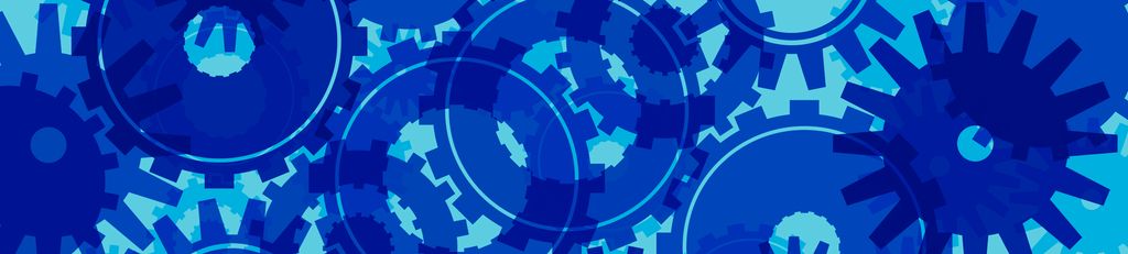 Cogs working together. Illustration.