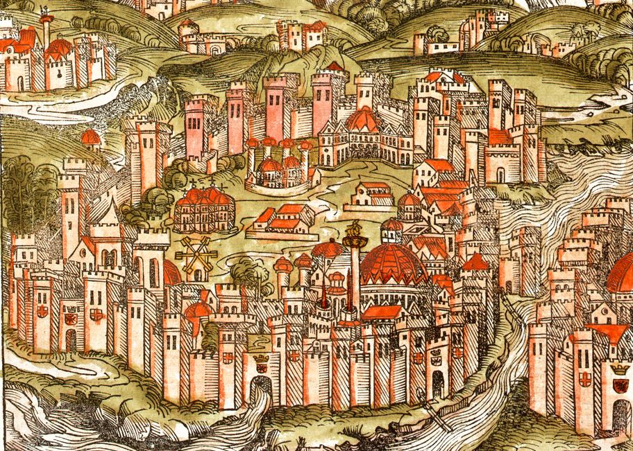 Konstantinopel. Illustrasjon.