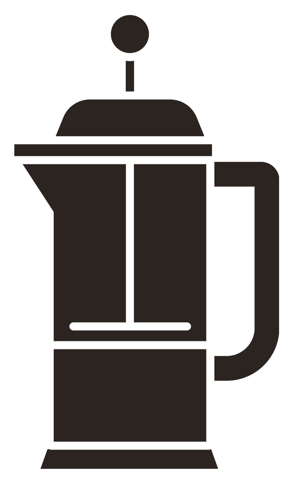 Presskanne. Illustrasjon.