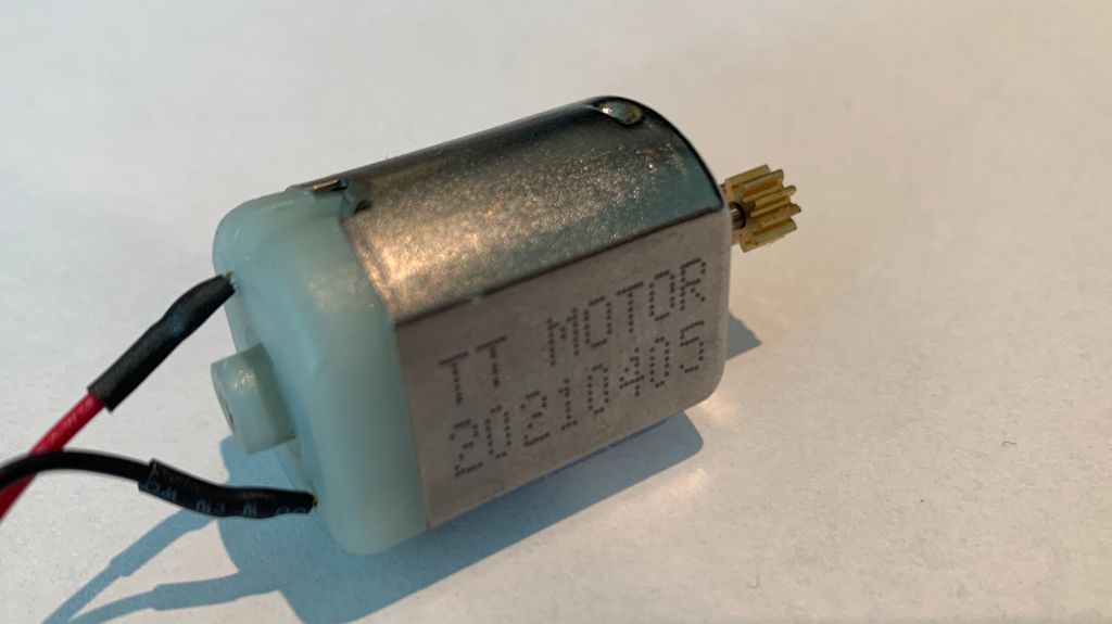 DC-motor. Foto.