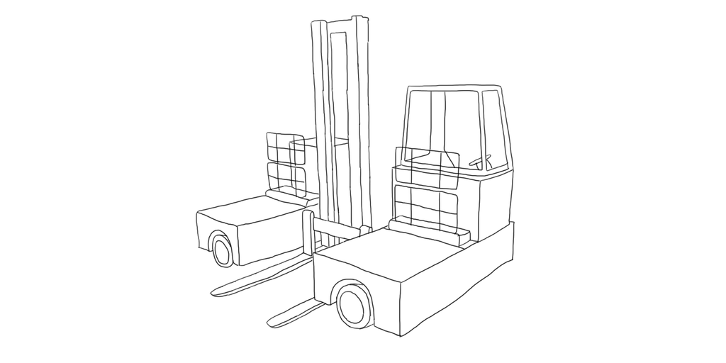 Tegningen viser en sidelastertruck klasse T5. Tegning.