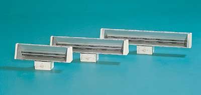 Reflektorovner i tre størrelser. Foto.