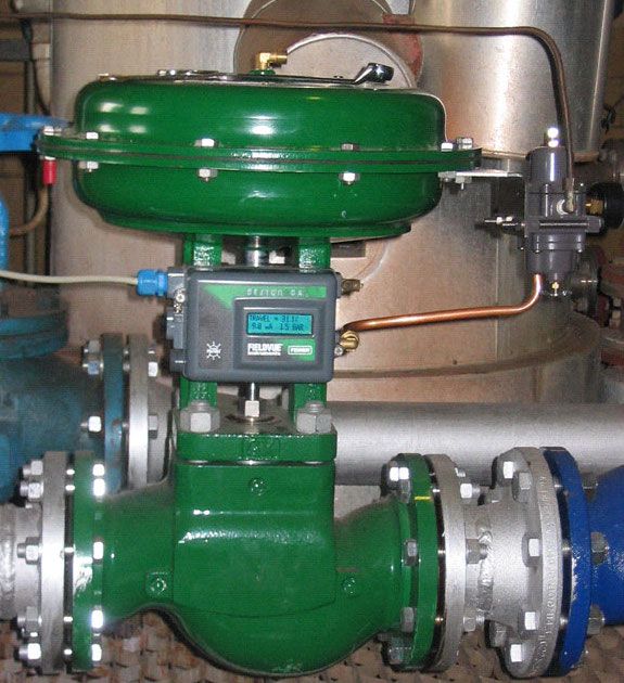 Reguleringsventil. Foto.