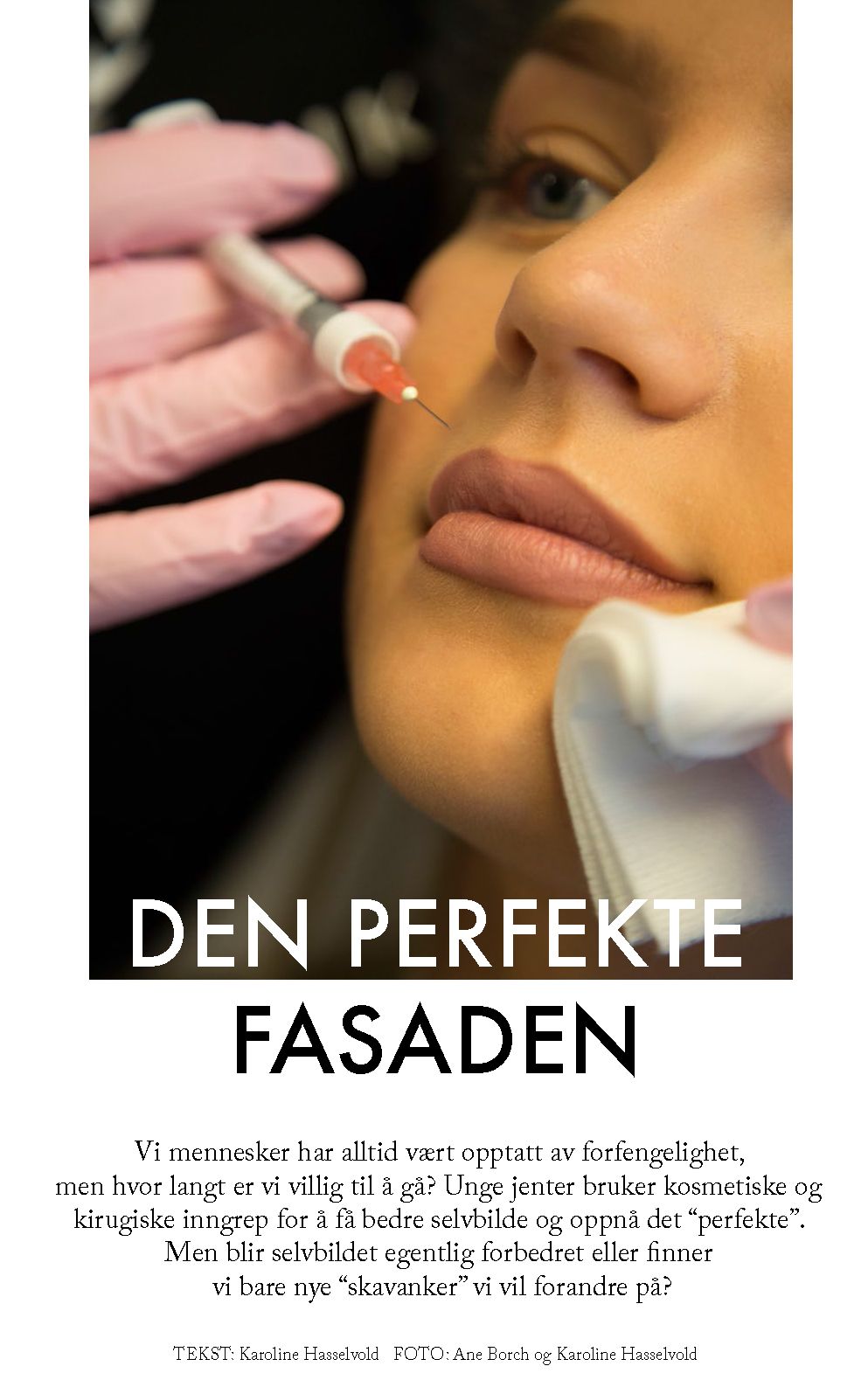 Eksempel på bruk av typografi på plakat. Faksimile.