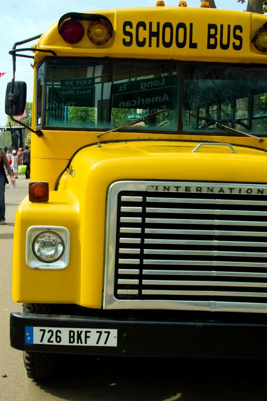 Yellow School Bus. Photo.