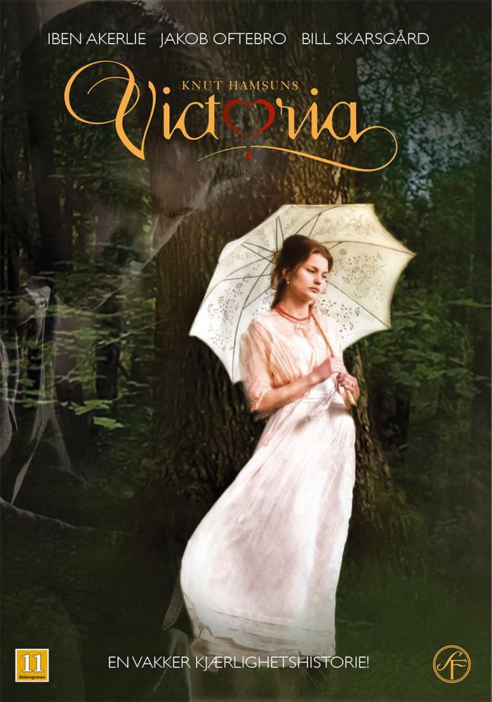 Bildet er filmplakaten til Hamsunds Victoria