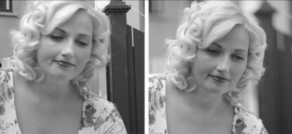 To portrett med ulik djupneskarpleik. Foto.