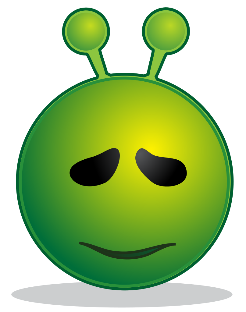 Smilefjes med trist uttrykk. Illustrasjon.