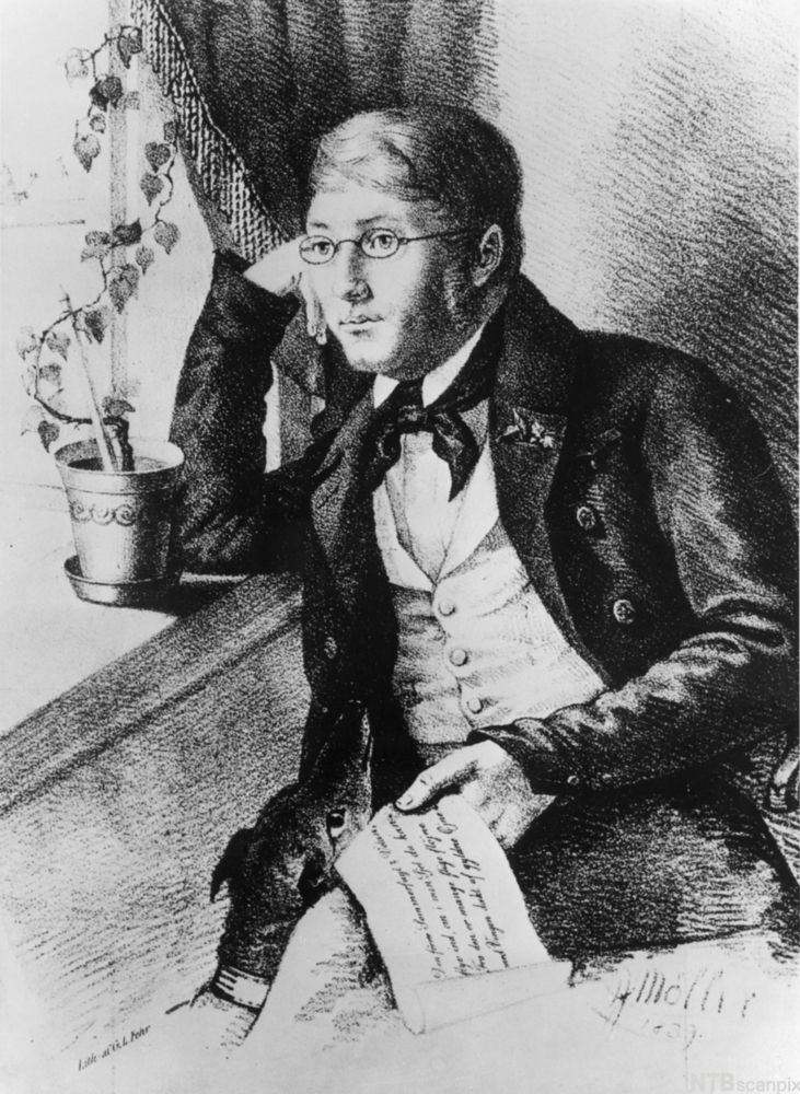 Henrik Wergeland. Maleri.