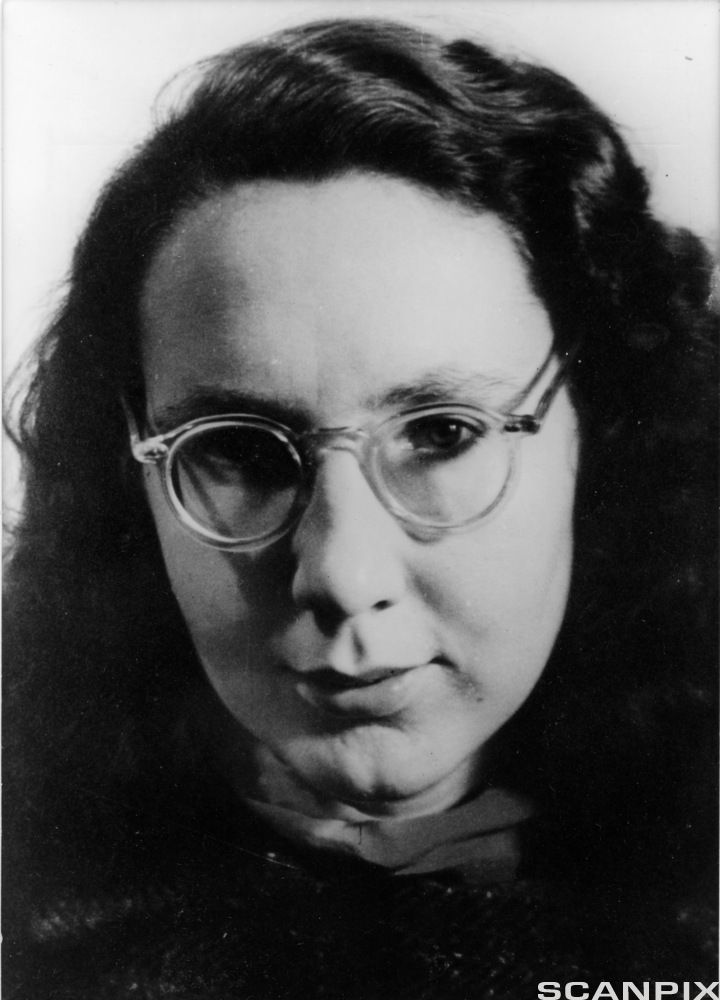 Portrett av Gunvor Hofmo. Foto.