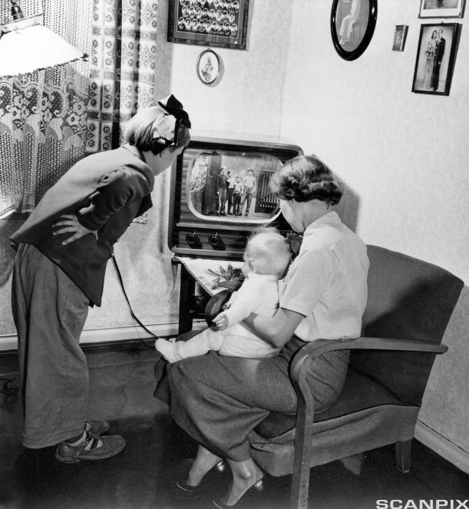 Prøvesending fjernsyn 1954