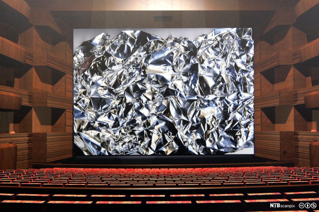 Sceneteppet i operahuset i Oslo. Foto.