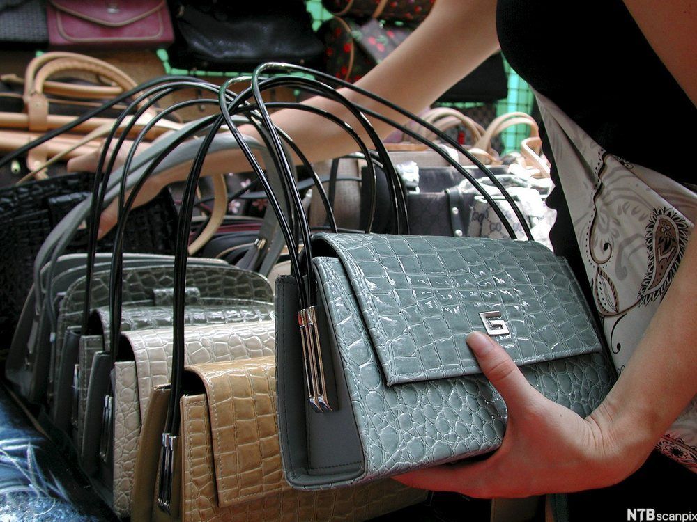 Falske Gucci-vesker. Foto.