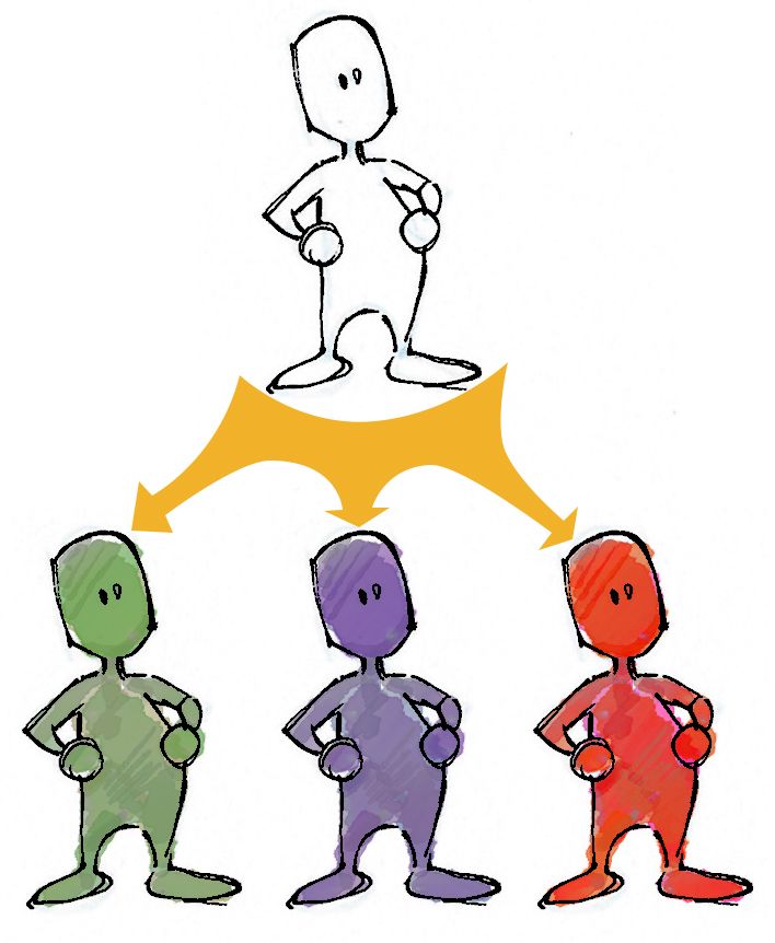 Storyboardfigurer. Tegning.