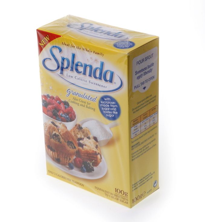 En pakke med Splenda. Foto.