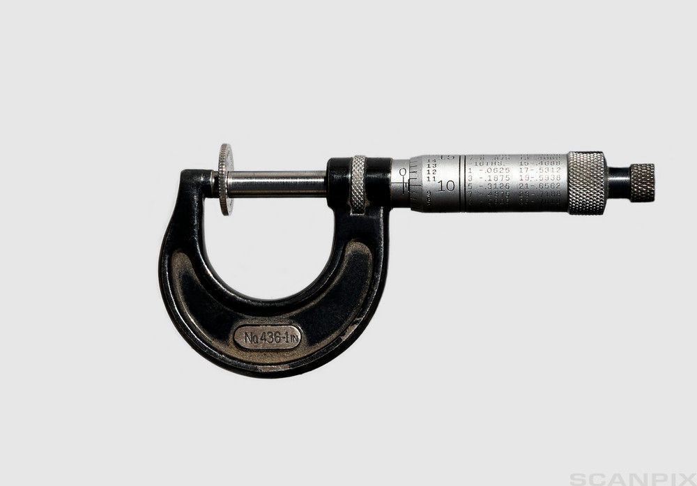 Mekanisk måleverktøy. Foto.