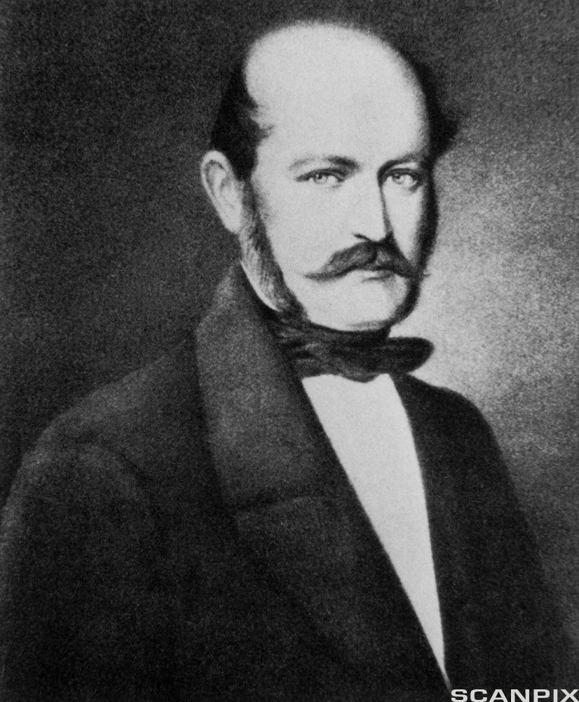 Portrett av Ignaz Semmelweis. Foto.