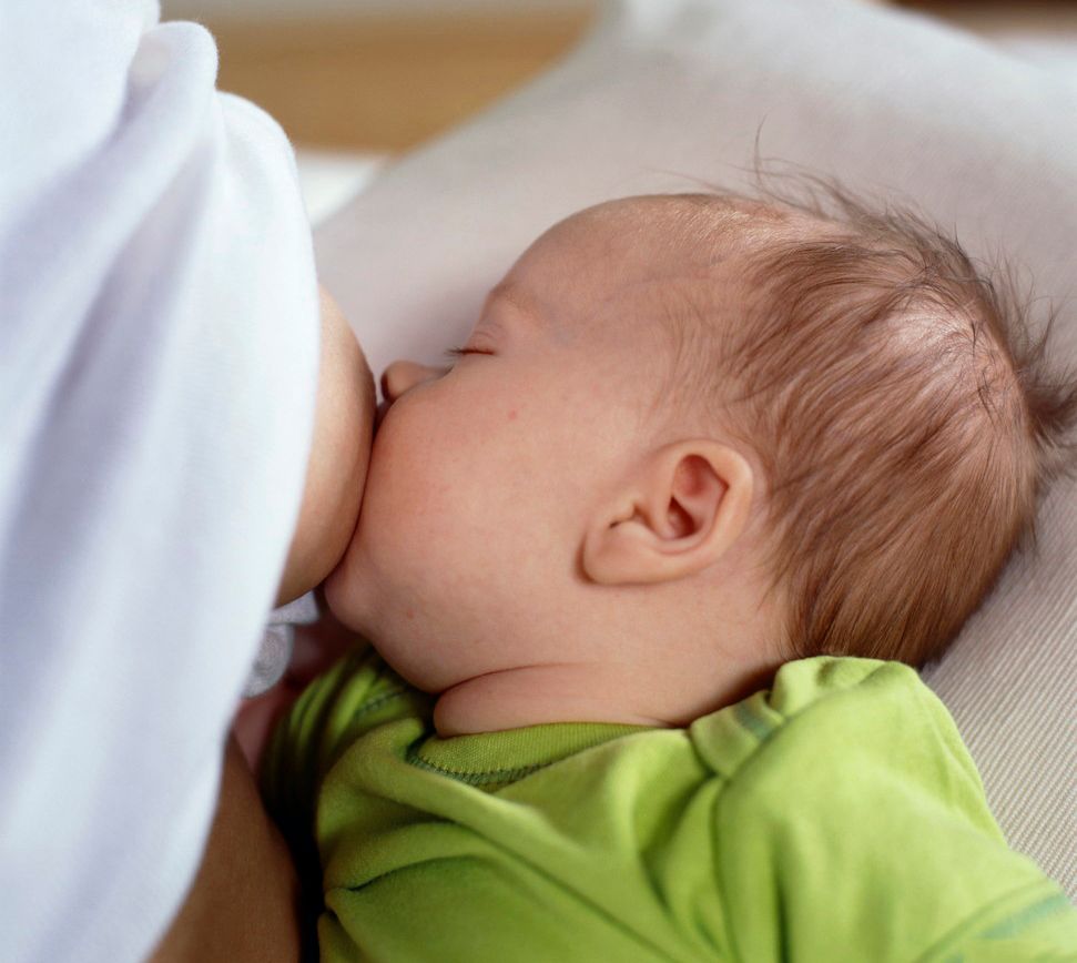 Foto av baby som dier