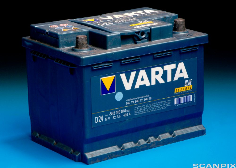 Bilbatteri. Foto.