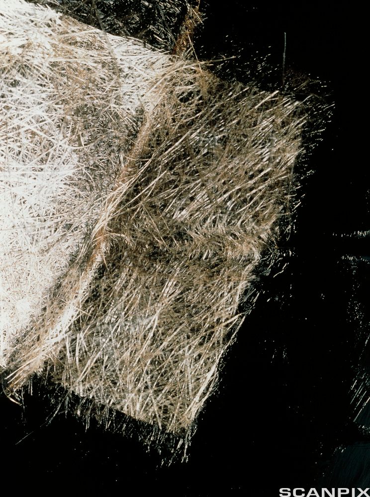 Nærbilde korrosjonsresistent fiberglass. Foto.