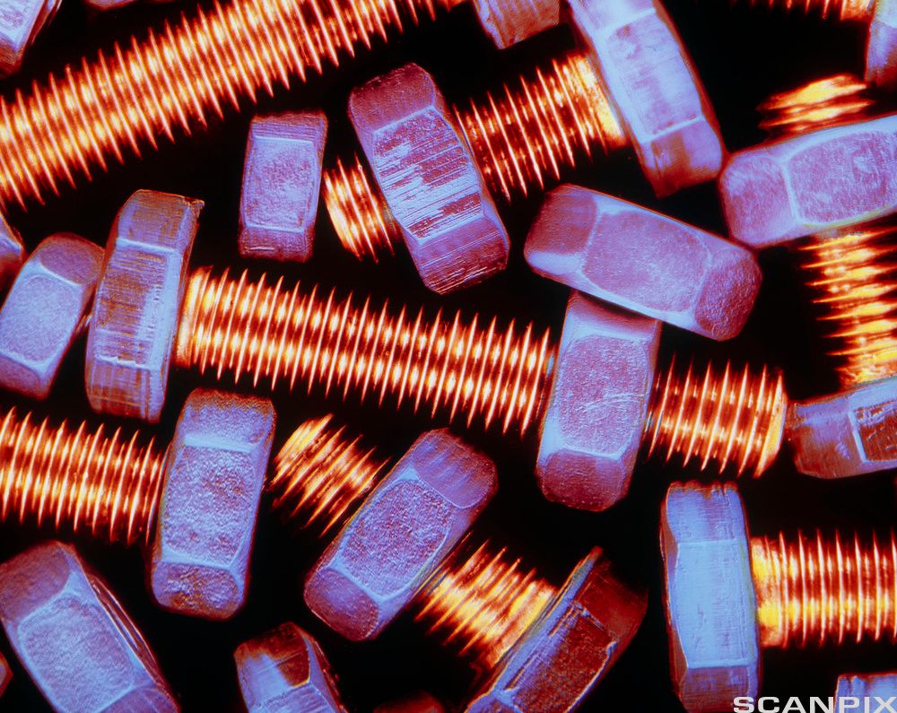 Skruer og bolter. Bilde.