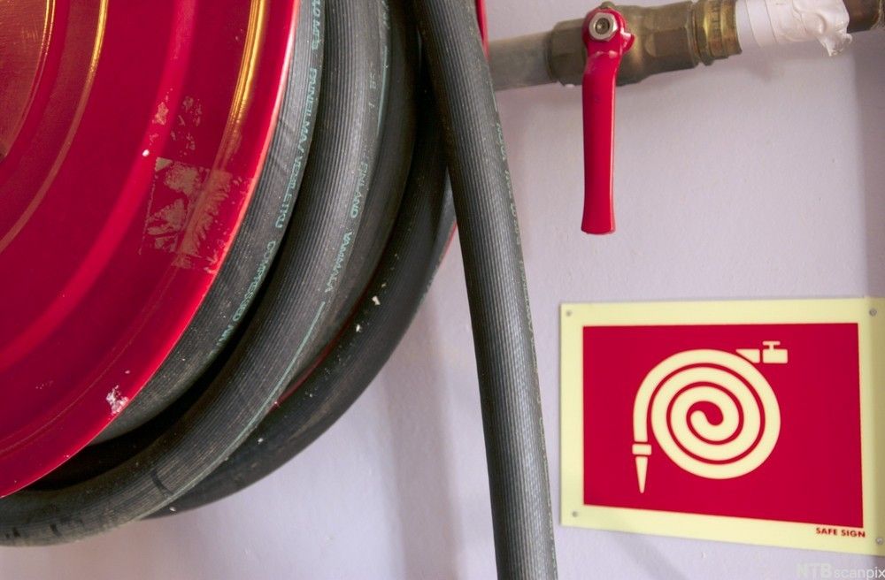 Foto av en brannslange