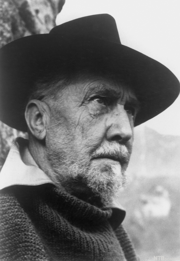 Den amerikanske poeten Ezra Pound. Foto.