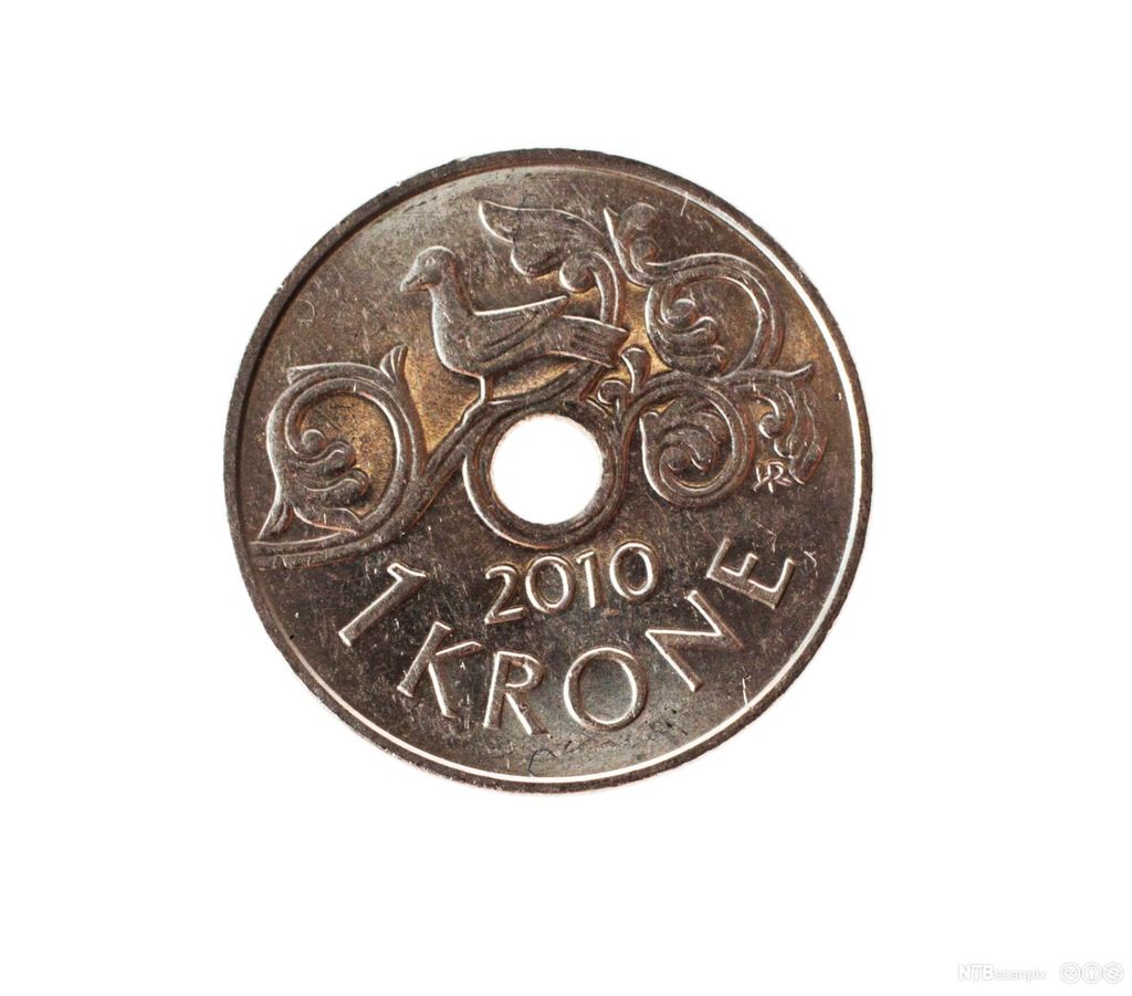 Norsk enkroning. Foto.