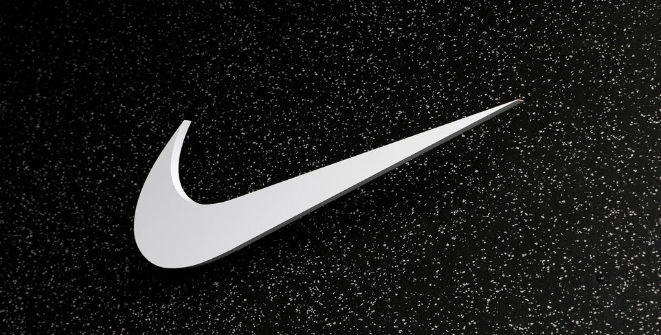 Nike logo. Illustrasjon.