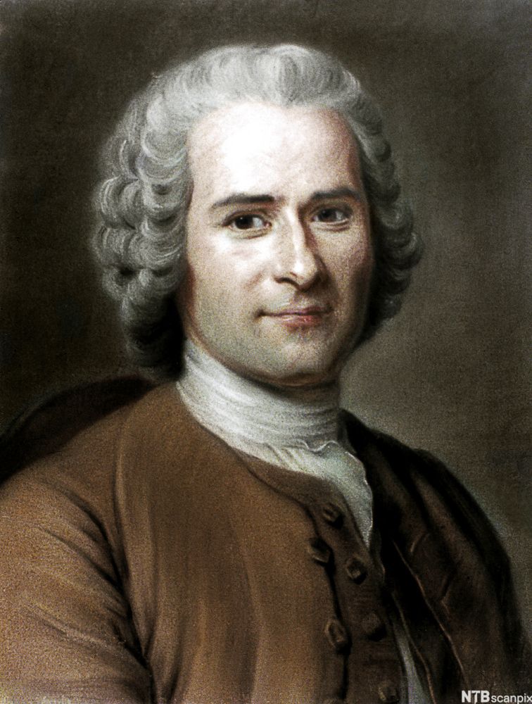 Jean-Jacques Rousseau. Portrett.