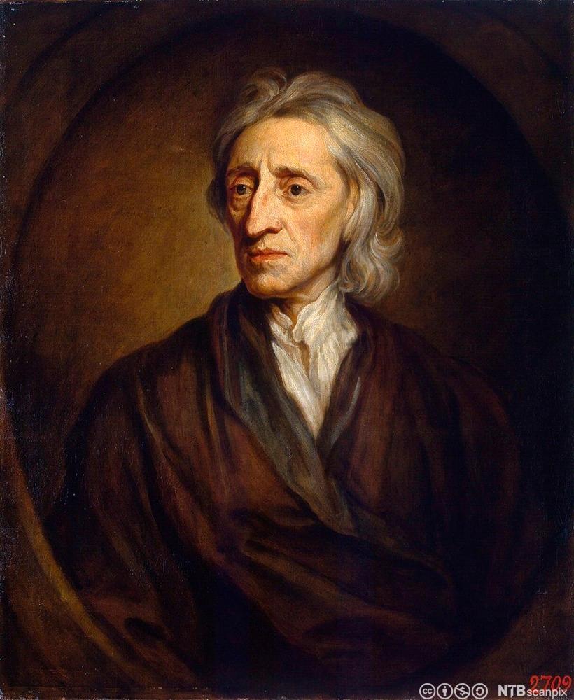 John Locke. Portrett.