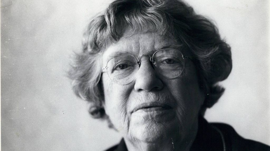 Portrett av den amerikanske antropologen Margaret Mead. Foto.