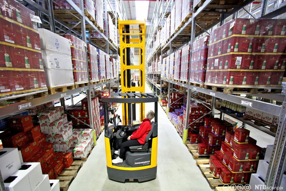 Elektrisk truck. Foto.