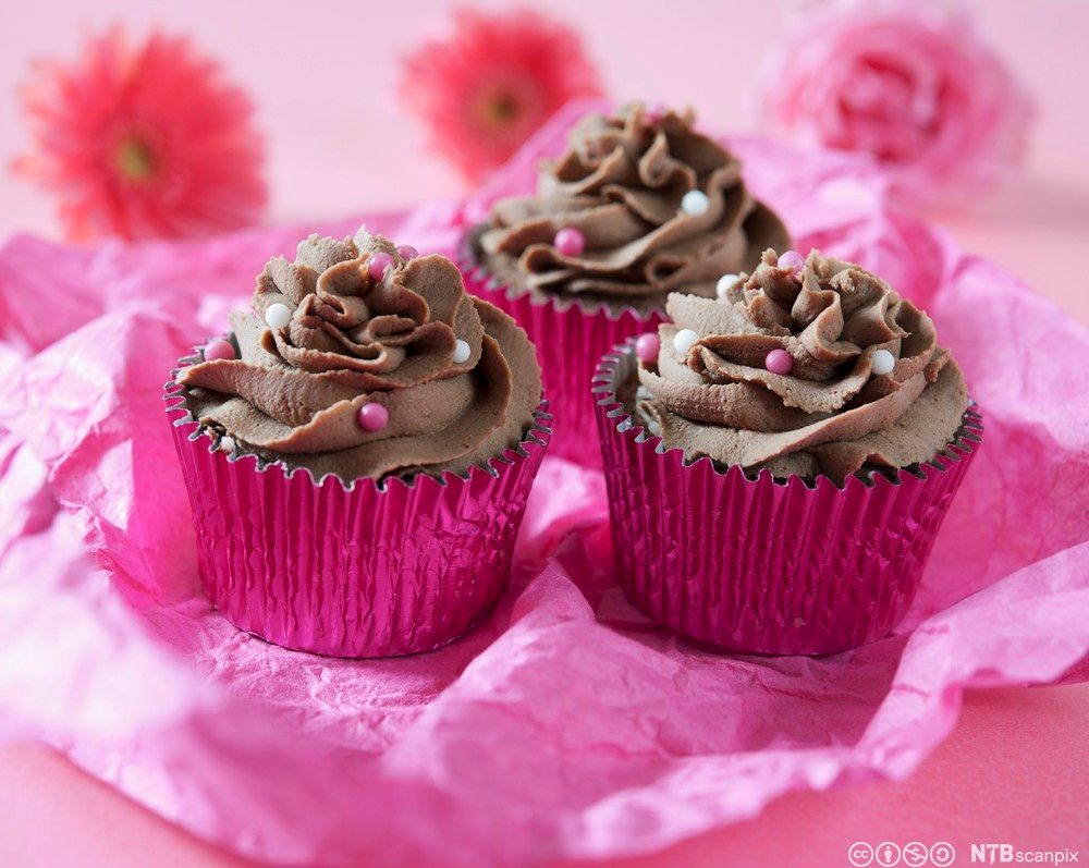 Cupcakes. Foto.