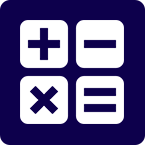 Symbol for matematikk. Illustrasjon.