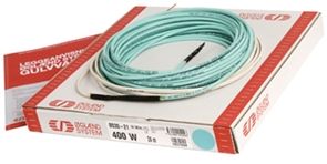 Varmekabelkveil med emballasjeeske. Foto.